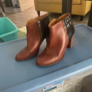 Madewell Two Toned Ankle Boots